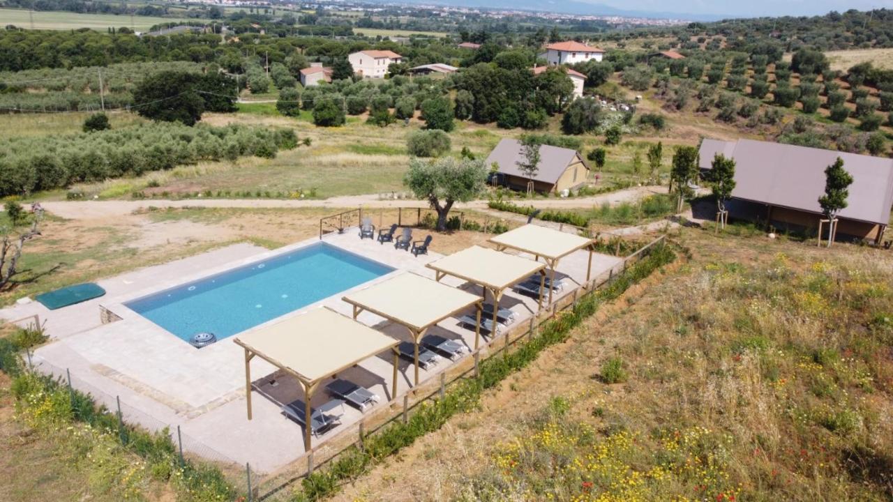 Glamping Grancia Hotel Grosseto Bagian luar foto