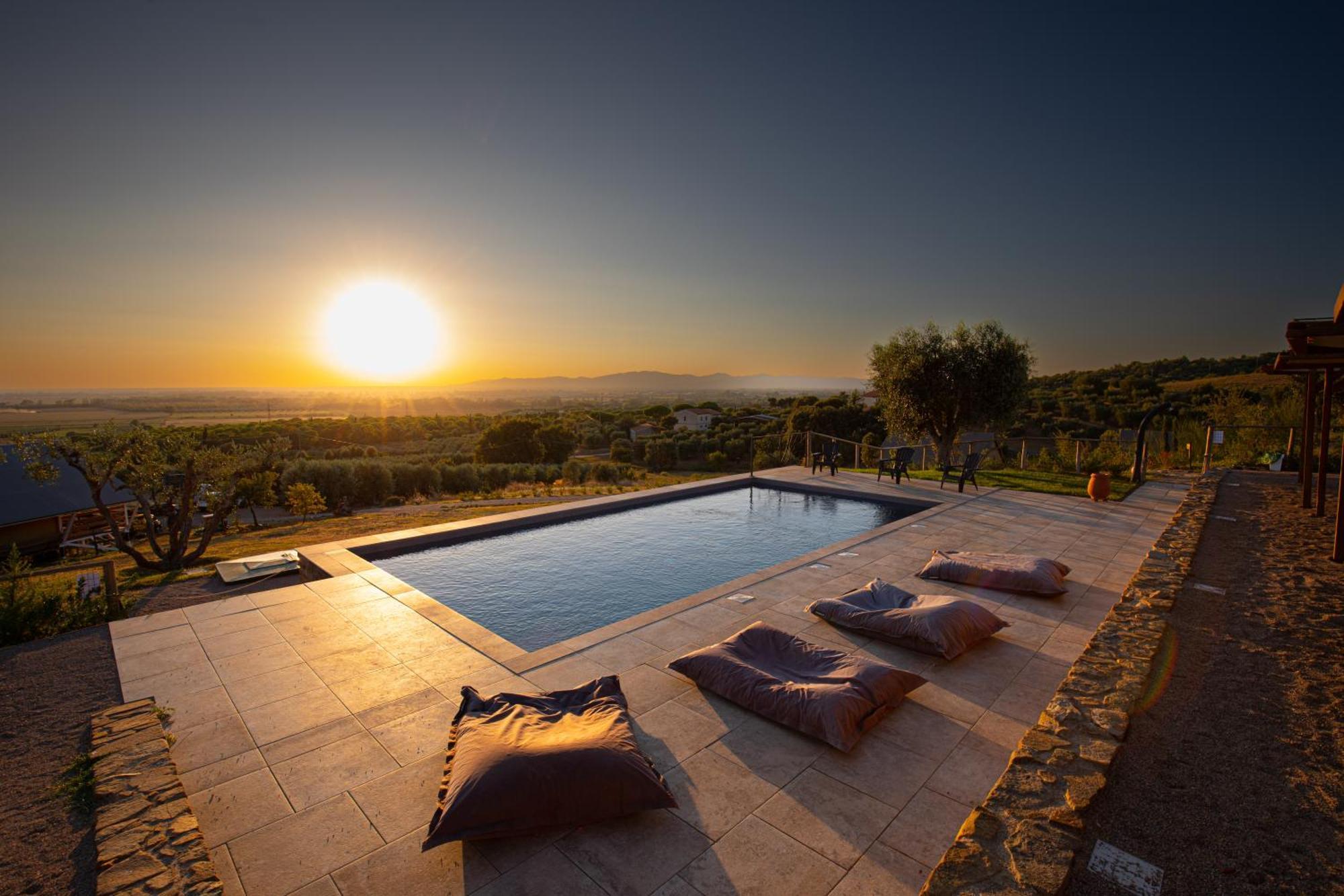 Glamping Grancia Hotel Grosseto Bagian luar foto