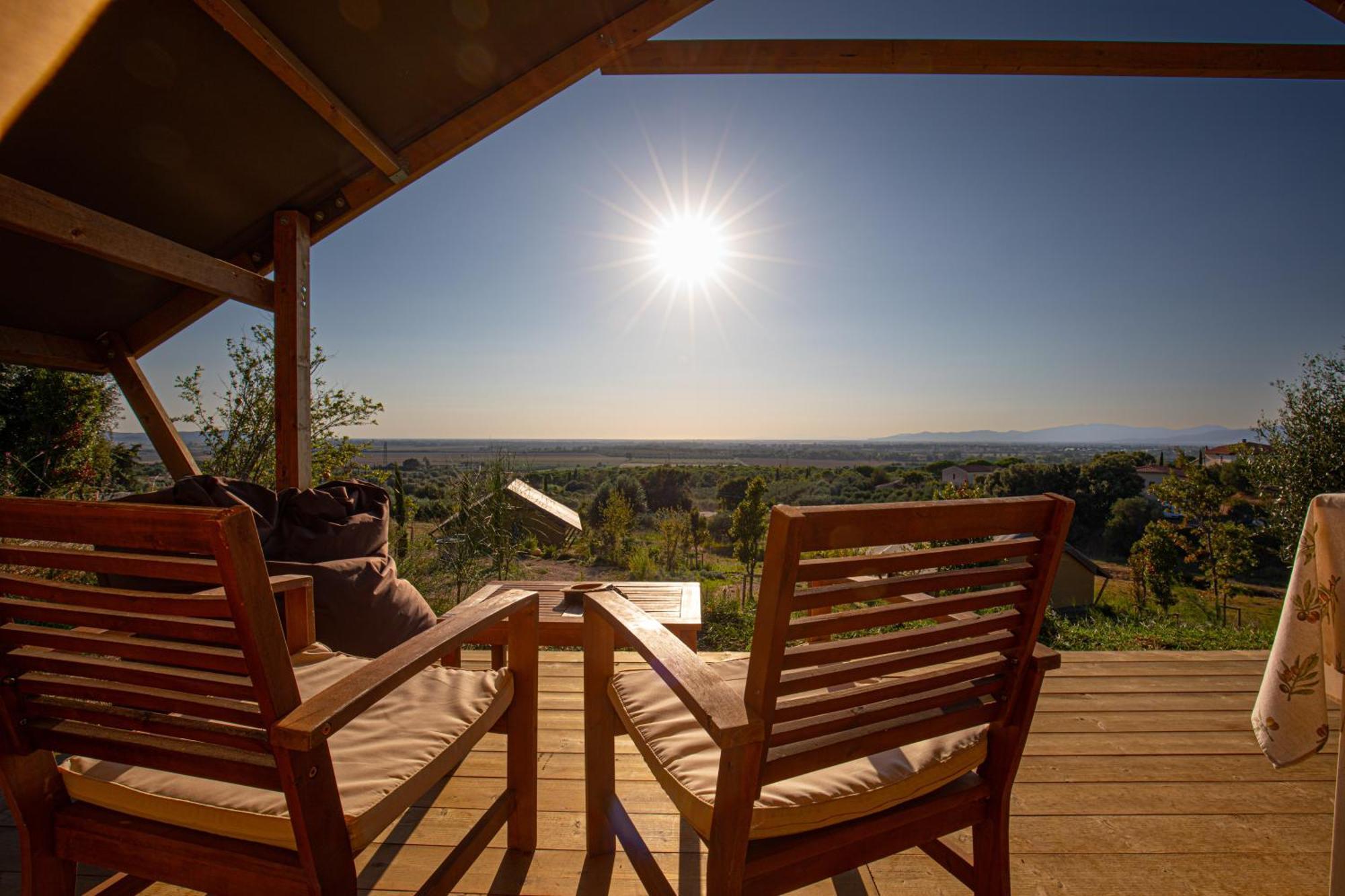 Glamping Grancia Hotel Grosseto Bagian luar foto